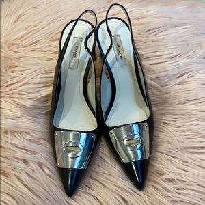 Coach black heels